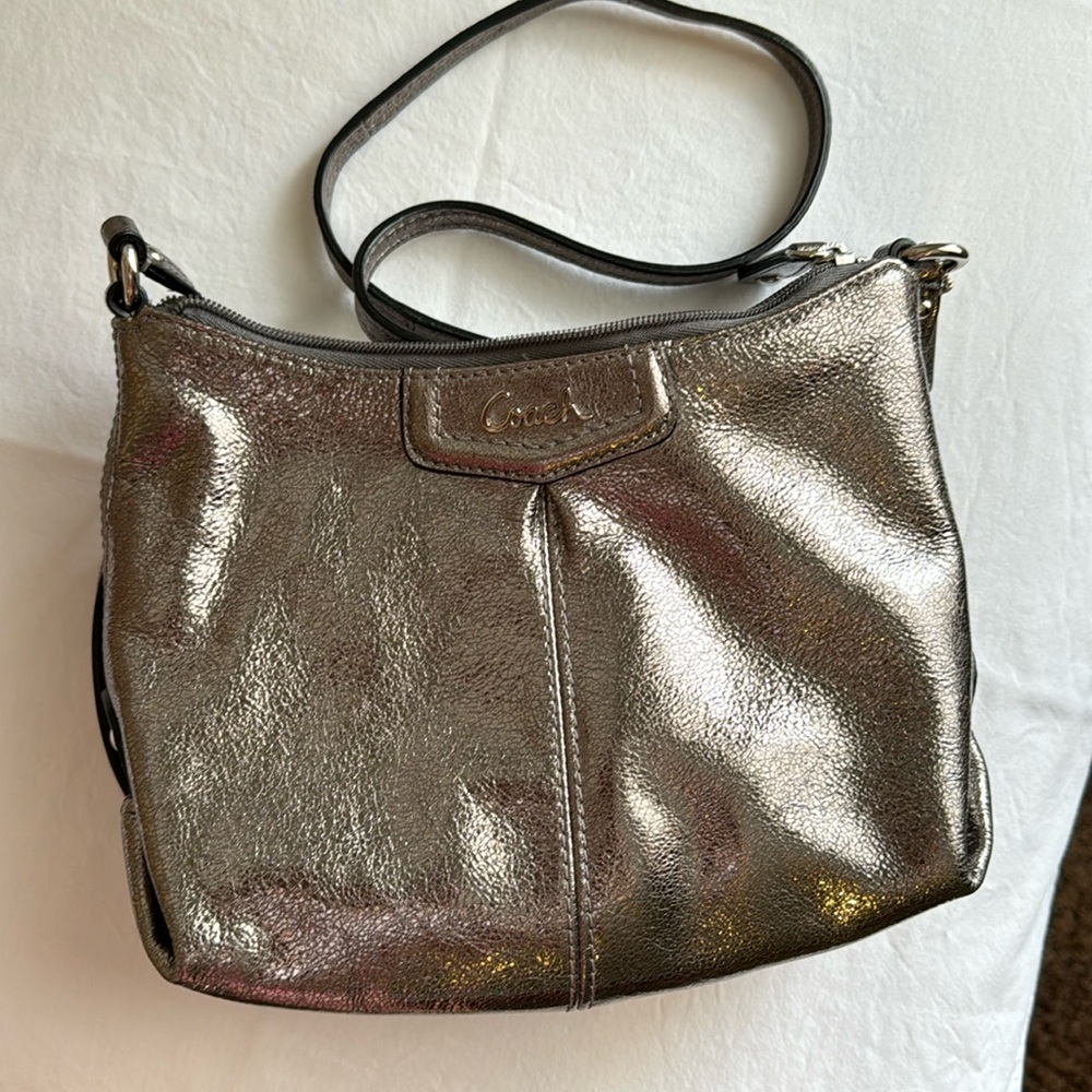 Coach Metallic crossbody